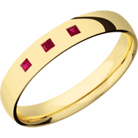 10K Yellow Gold + Polish Finish