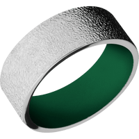 Palladium Silver + Stipple Finish + Green