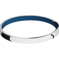 Palladium Silver + Polish Finish + Ridgeway Blue