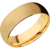22K Yellow Gold + Sand Finish