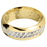 18K Yellow Gold + Polish , Polish Finish