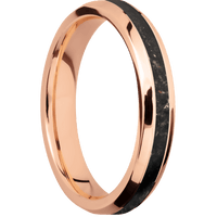 14K Rose Gold + Polish , Polish Finish