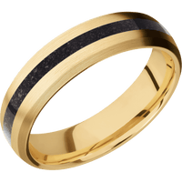 10K Yellow Gold + Satin , Satin Finish