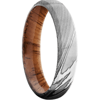 Damascus + Polish Finish + Koa
