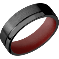 Zirconium + Satin , Polish Finish + Crimson