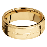 10K Yellow Gold + Polish , Polish Finish