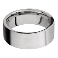 10K White Gold + Satin Finish