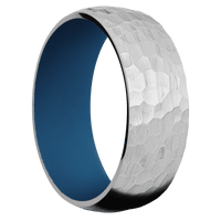 Titanium + Hammer Finish + Ridgeway Blue