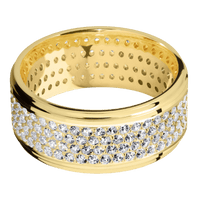 18K Yellow Gold + Polish , Polish Finish