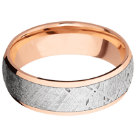 14K Rose Gold + Polish Finish