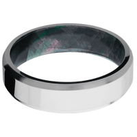 Platinum + Polish , Satin Finish + Black Mother of Pearl