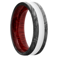 Forged Carbon Fiber + None Finish + Blood Wood