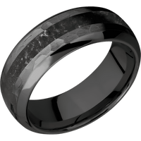 Zirconium + Hammer , Polish Finish