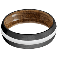 Zirconium + Satin Finish + Whiskey Barrel