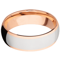 18K Rose Gold + Polish Finish