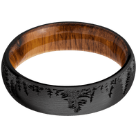 Zirconium + Satin Finish + Desert Iron Wood