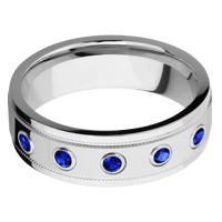 14K White Gold + Polish , Polish Finish