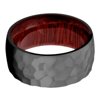 Zirconium + Rockpolish Finish + Blood Wood