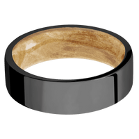 Zirconium + Polish Finish + Boxelder Burl
