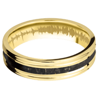 14K Yellow Gold + Polish , Polish Finish