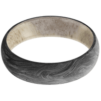 Forged Carbon Fiber + None Finish + Antler