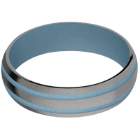Titanium + Sand Finish + Polar Blue
