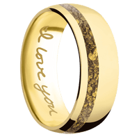 14K Yellow Gold + Polish , Polish Finish