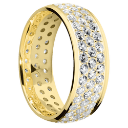 14K Yellow Gold + Polish Finish