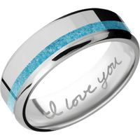 10K White Gold + Polish , Satin Finish