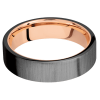 Zirconium + Crosssatinblack Finish + 14K Rose Gold