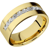 10K Yellow Gold + Anglesatin Finish