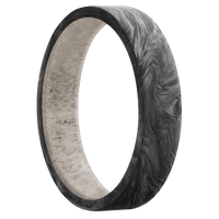 Forged Carbon Fiber + None Finish + Antler