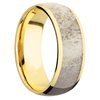 18K Yellow Gold + Polish Finish