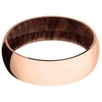 18K Rose Gold + Polish Finish + Sequoia