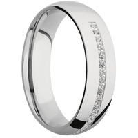 14K White Gold + Polish Finish