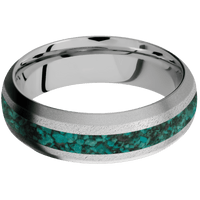14K White Gold + Anglestone , Bead Finish