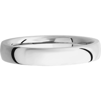 14K White Gold + Polish Finish