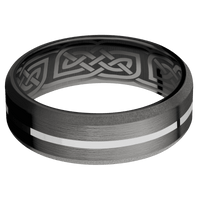Tantalum Noir + Satin , Sand Finish + Zirconium