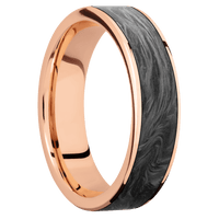 14K Rose Gold + Polish Finish