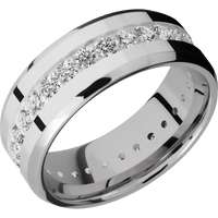 18K White Gold + Polish , Polish Finish