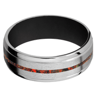 Titanium + Stone , Polish Finish + Black