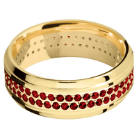 10K Yellow Gold + Polish , Polish Finish