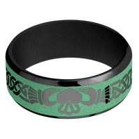 Zirconium + Polish , Polish Finish + Black