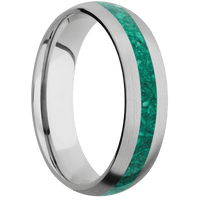 14K White Gold + Satin Finish