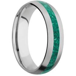 14K White Gold + Satin Finish