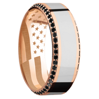 14K Rose Gold + Polish , Polish Finish