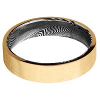 14K Yellow Gold + Distressed Finish + Tightweave