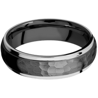 Zirconium + Hammer , Polish Finish