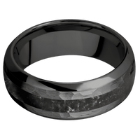 Zirconium + Hammer , Polish Finish
