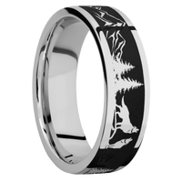 10K White Gold + Polish Finish